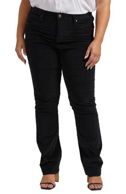 Jag Jeans Ruby Mid Rise Straight Leg Corduroy Pants in Black