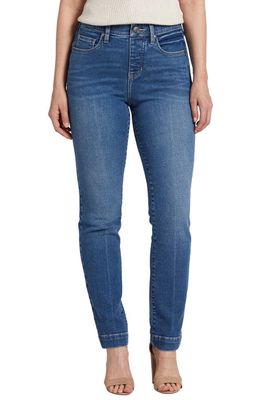 Jag Jeans Valentina Pull-On High Waist Straight Leg Jeans in Electric Blue
