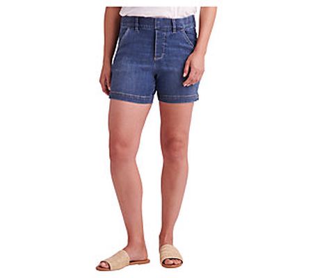 JAG Maddie Mid Rise 5" Pull-On Short-Coral Blue