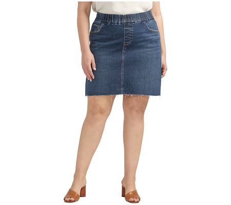 JAG On-the-Go Mid Rise Denim Skort