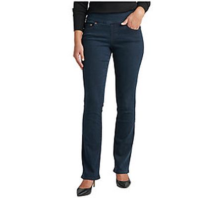 JAG Paley Mid Rise Bootcut Pull-On Jeans-After idnight