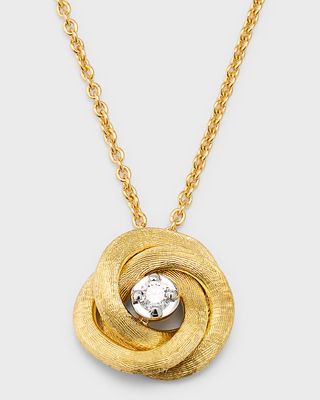 Jaipur Link 18K Yellow Gold Pendant Necklace with Diamond
