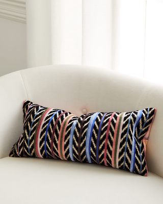 Jaipur Stripe Cushion, 24" x 12"