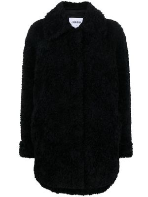 Jakke Amy faux-fur jacket - Black