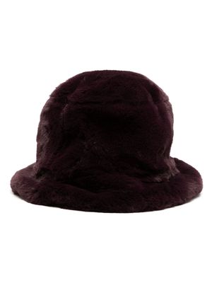 Jakke Faux-fur bucket hat - Purple