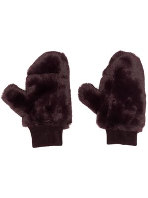 Jakke Mira removable-cover mittens - Purple