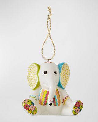 Jambo Elephant Patchwork Ornament