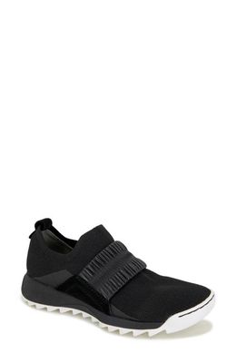 Jambu Farah Stretch Knit Slip-On Sneaker in Black Solid