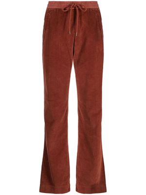 James Perse corduroy high-waist trousers - Red