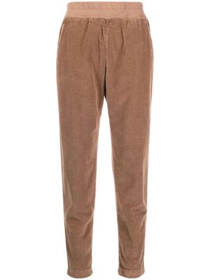 James Perse corduroy tapered trousers - Brown