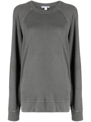 James Perse crew-neck cotton sweatshirt - Grey