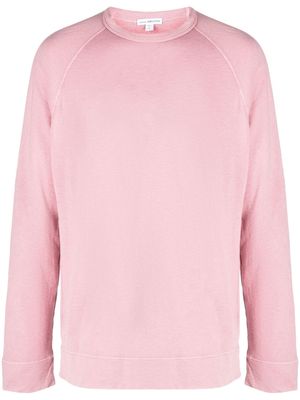 James Perse crew-neck pullover sweatshirt - Pink