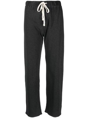James Perse cropped jersey track pants - Grey