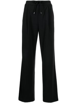 James Perse drawstring-waist straight-leg trousers - Black