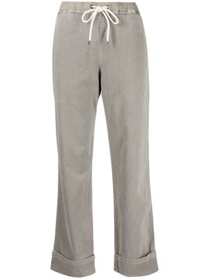 James Perse drawstring-waist straight-leg trousers - Grey