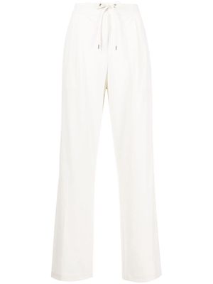 James Perse drawstring-waist straight-leg trousers - White