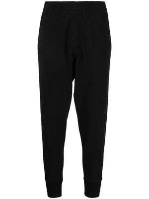 James Perse elasticated-waist slim-cut trousers - Black