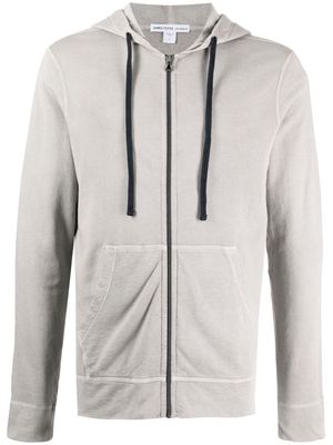 James Perse French Terry zip-up hoodie - Grey
