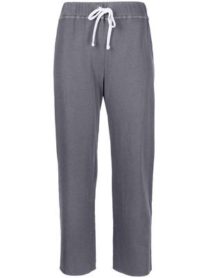 James Perse garment-dyed cotton track pants - Grey