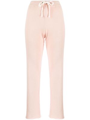James Perse garment-dyed cotton track pants - Pink
