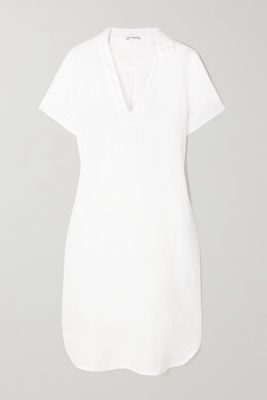 James Perse - Linen Midi Dress - White
