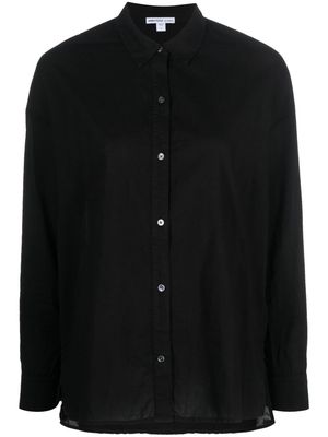 James Perse long-sleeve cotton shirt - Black