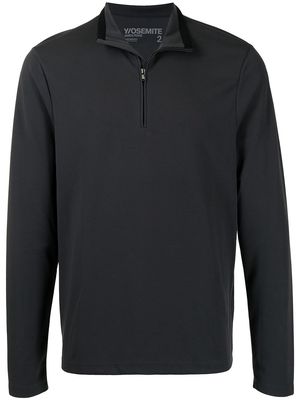 James Perse performance pullover zipped top - Grey