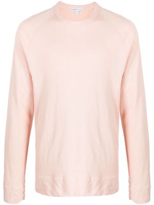 James Perse raglan-sleeve crew-neck sweatshirt - Pink