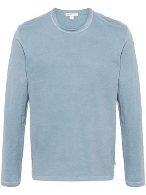 James Perse round-neck cotton T-shirt - Blue