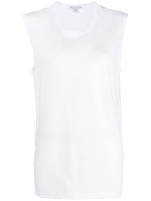 James Perse round-neck cotton tank top - White