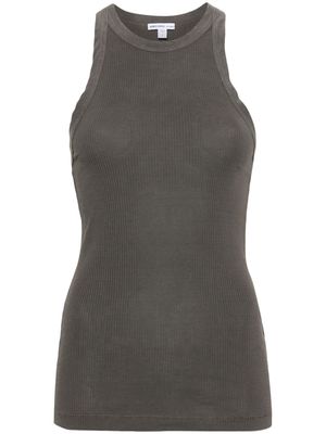 James Perse round-neck ribbed-knit tank top - Grey