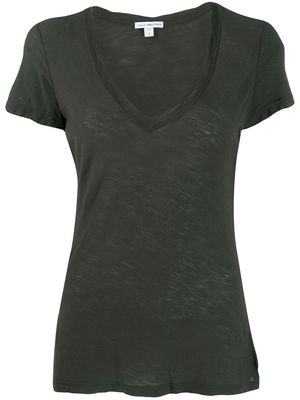 James Perse scoop neck T-shirt - Grey