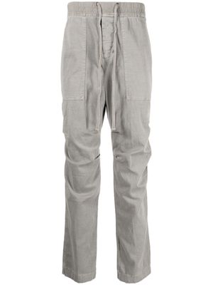 James Perse slub-cotton drawstring trousers - Grey