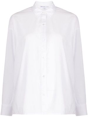James Perse spread-collar poplin shirt - White