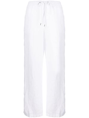 James Perse straight-leg linen trousers - White