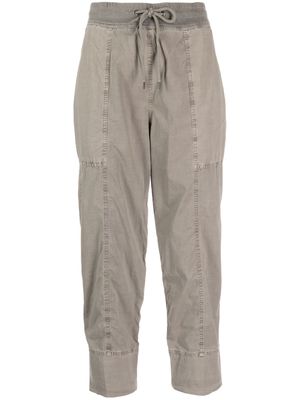 James Perse tapered-leg cropped trousers - Grey