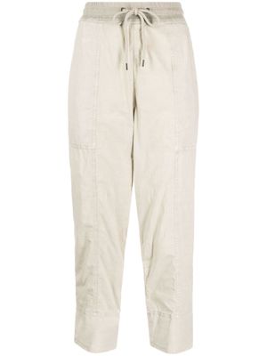 James Perse tapered-leg cropped trousers - Neutrals