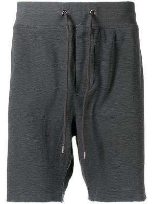 JAMES PERSE Thermal sweat shorts - Blue