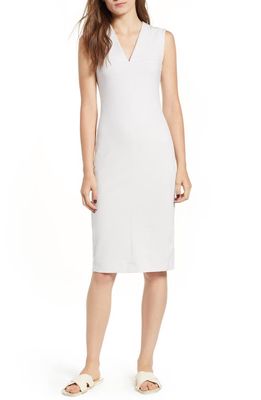 James Perse V-Neck Dress in Talc