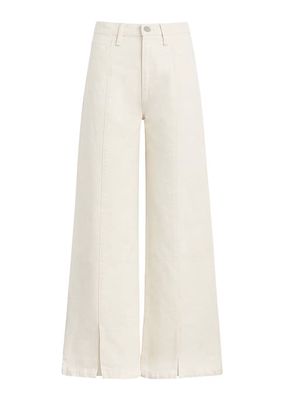 James Wide-Leg Vented Jeans