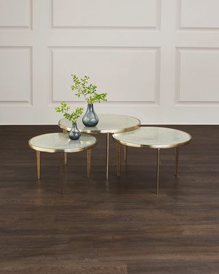 Jan Nesting Cocktail Tables, Champagne