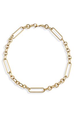 Jane Basch Designs Mixed Link Chain Necklace in Gold