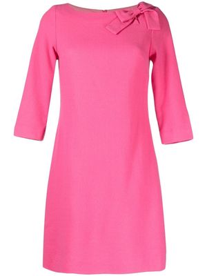 JANE Emma bow-detail midi dress - Pink