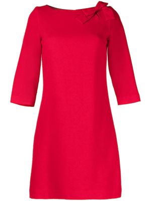 JANE Emma bow-detail midi dress - Red