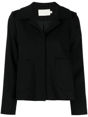 JANE Ned cropped fitted jacket - Black