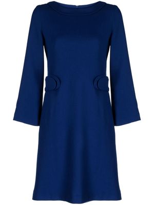 JANE Scout wool-crepe minidress - Blue