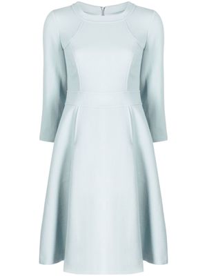 JANE Suki flared wool minidress - Blue