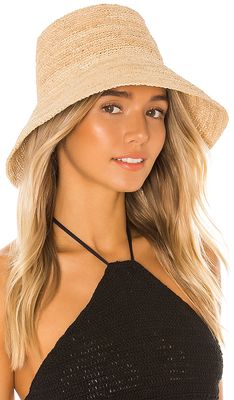 Janessa Leone Felix Packable Hat in Neutral