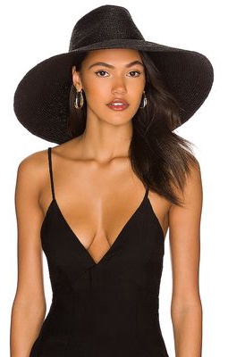 Janessa Leone Tinsley Hat in Black