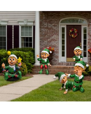Jangles the Elf Standing Indoor/Outdoor Christmas Decoration